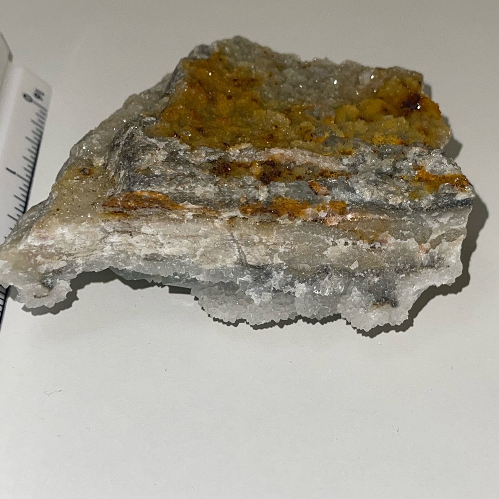 Cubic fluorite on Druze Quartz 💛HP💛 - Picture 16 of 16